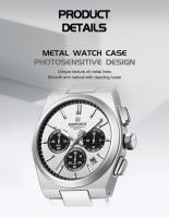 Reloj De Pulsera Deportivo Para Parejas NAVIFORCE NF8048 Para Mujeres Reloj De Cuarzo Acero Inoxidable Resistente Al Agua Regalo Ideal Para Amantes - details 9