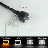Faros LED Para Coche 6x7 Pulgadas Con DRL Amarillo 6000K Blanco Cuadrados Para Jeep Cherokee XJ Wrangler YJ Asamblea Automotriz - details 8