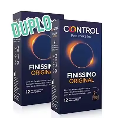 Control DUPLO Presevativos Finissimo XL, 2X12 unidades - 1