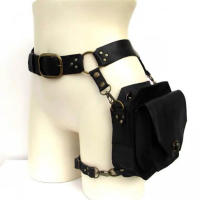 Bolso Pequeño Cuadrado PU Para Mujer Bolsa De Cintura Estilo Medieval Caballero Personalidad Accesorio De Motocicleta Bolsa Lateral - details 3
