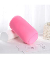 Almohada De Viaje Larga Y Suave De Poliéster 100% Soporte Para Cuello Espalda Cabeza Colchón De Rodillo Microbola Para Descanso Y Decoración Del Hogar - details 4