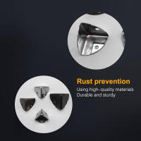 4Pcs Protección De Esquinas De Hierro Para Muebles Cubierta De Protección Para Rincones De Mesa Decoración De Pies De Metal Para Caja De Joyas Y Casos De Madera - details 8