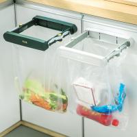 Soporte De Bolsa De Basura Para Puerta Y Pared Organizador De Cocina Para Cestas De Basura Accesorio De Cocina - details 0