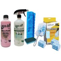 PACK ECOJIN A ELEGIR + NUEVO PLUMERO FUFFLY + 10 RECAMBIOS EXTRAS FUFFLY + BAYETA MICROFIBRA + ESTROPAJO CON ESPONJA - EL PLUMERO ATRAPAPOLVO MÁS VIRAL. Atrapa el polvo de una manera óptima y sin esfuerzo, gracias a su efecto electrostático LABONCLER - details 2