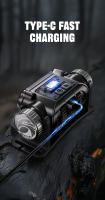 WARSUNlampara Frontal LED Potente Recargable USB Con Zoom Para Pesca Y Excursionismo Luz De Mano Con Enfoque Ajustable - details 7
