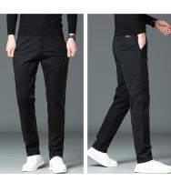 Pantalones Casuales Para Hombre Otoño 97% Algodón Elásticos Rectos Negocios Males Ropa Pantalones Caqui Rojo Royal - details 16