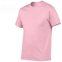 Camiseta De Algodón Suelta Para Hombre Estampado Sólido Cuello Redondo Manga Corta Deportiva Transpirable Y De Secado Rápido - details 1