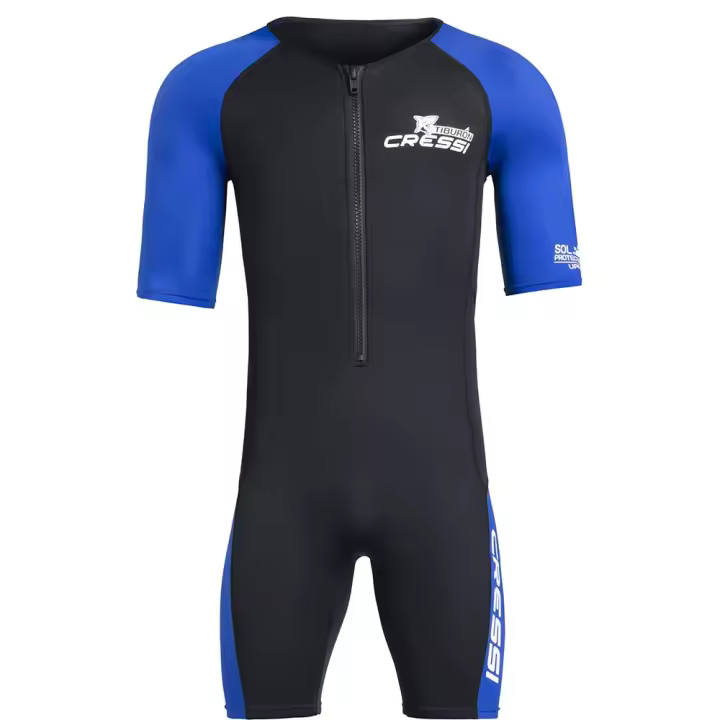 Cressi Traje Corto Tiburon 2 Mm Azul,Negro Hombre Adulto - 1