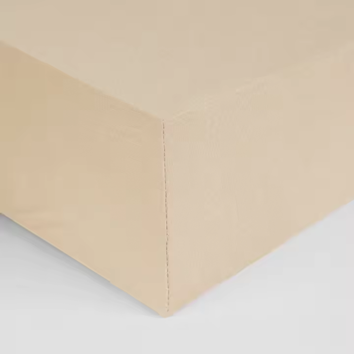 Sabana Bajera Don Algodon Percal Beige - 1