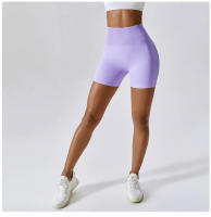 Shorts Deportivos Sin Costuras Para Mujer High Waist Push up Para Ciclismo Running Fitness Yoga Leggings De Gimnasio Ropa De Yoga - details 12