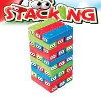 Juego De Torre De Pila Interesante Para Niños Bloques De Construcción Coloridos Juego Familiar De Fiesta Regalos Para Niños Edad Recomendada 3-6Años - details 0