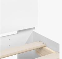Estructura de cama sin colchón madera maciza de pino 100x190 cm - details 2