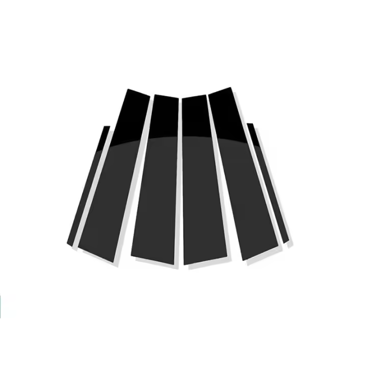 Cubiertas De Molduras De Pared Negras Brillantes Para Toyota Camry 2012-2017 Accesorios De Puerta Y Ventana - 1