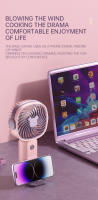 Ventilador USB Portátil Mini Con Soporte Multifuncional Para Escritorio Estudiantes Exterior Ventilador De Mano Eléctrico Portátil - details 4