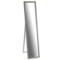 MIRAMAX-Espejo de Pie Cuerpo Entero Espejo de Pared Rectangular con 2 Formas de Uso Moderno para Pasillo Dormitorio Sala de Estar 30X120CM Negro Y Madera. - details 5