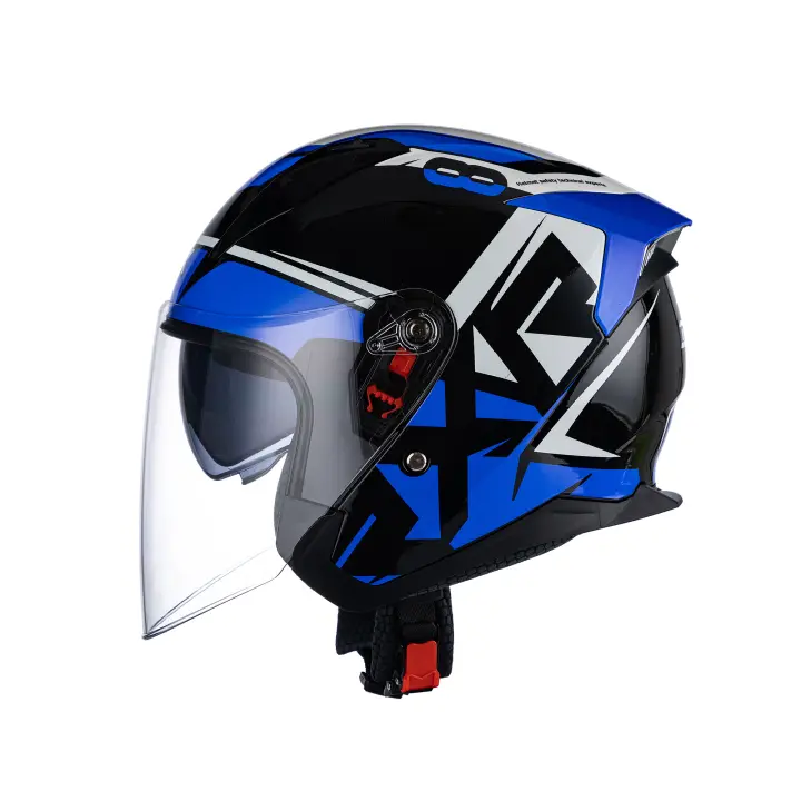 Casco De Motocicleta Universal Para Hombres Y Mujeres Certificación 3C Estilo Abierto Material ABS Cuatro Estaciones Adecuado Para Conducir Coche Eléctrico En Invierno - 1
