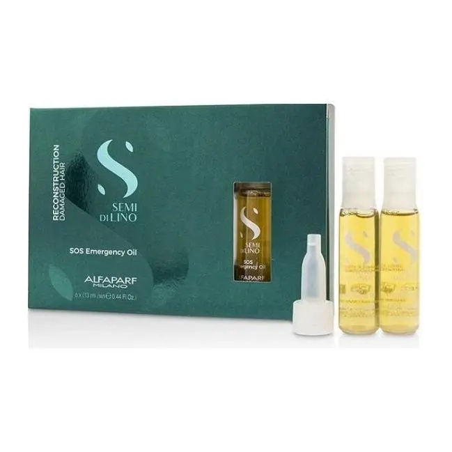 Alfaparf Semi di Lino Reconstruction SOS Emergency Oil 6x13ml - 1