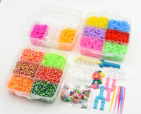 Juego De Hilo De Goma Para Tejer Pulseras DIY Manualidades Para Niñas Set De Loom De Silicona Regalo Creativo Para Niños Y Niñas - details 9