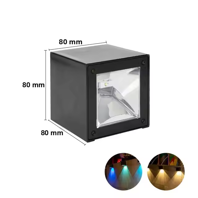 Lámpara De Pared Solar LED Exterior IP65 Impermeable Con Sensor De Luz Para Jardín Patio Balcón Decoración De Valla Moderno - 1