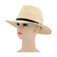 Kebedo Moda Sombrero de Paja para Hombre Mujer de alta calidad, Gorro Panamá de Verano UPF 50, Sombrero Marrón, Estilo Fedora para el Sol, Playa, Fiesta, De ala Ancha, Plegable y Ligero Marrón, Talla Única Ajustable 56-57CM - details 4