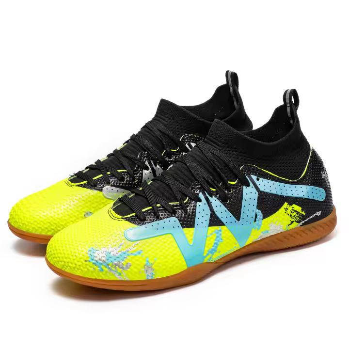 Zapatos De Fútbol Para Hombres Profesionales Duros Y Cómodos Entrenamiento Interior Antideslizantes Tamaño Adulto Teenagers - 1
