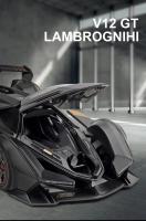 Modelo De Coche Deportivo Lamborghini V12 GT De Aleación De Metal a Escala 1:22 Con Sonido Y Luz Juguete Para Niños Decoración De Simulación A471 - details 9