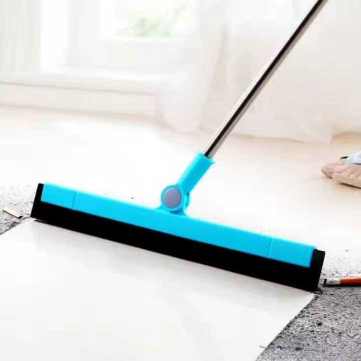 Cepillo De Ducha Rotativo 360 Grados Con Silicona Y Mango Para Limpieza Del Baño Cepillo De Vidrio Y Pelusas Herramienta De Limpieza Ecológica Para El Hogar - 1