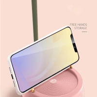 Lámpara De Mesa LED Rosa Con Flor Táctil Ajustable Recargable Luz Nocturna Para Dormitorio Lectura Iluminación Atmosférica - details 3