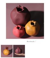 Adornos De Pomegranato Colores Morandis De Cerámica Para Decoración De Habitaciones Estilo Minimalista Creativo Y Divertido - details 3