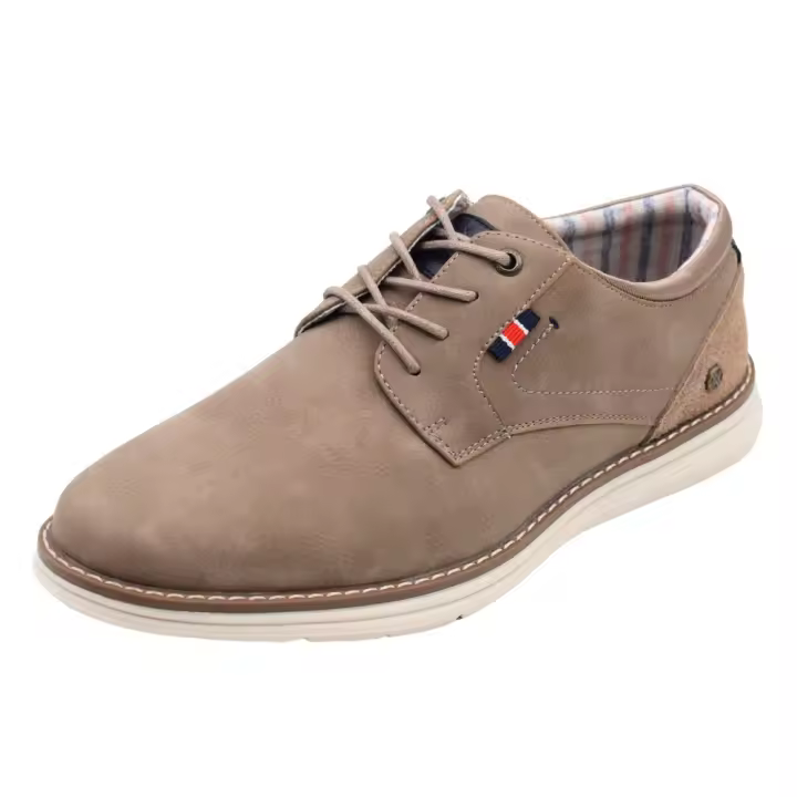 Zapatos Xti Estilo Clásico Y Deportivo Antelina Polipiel Para Hombre Color  Taupe - Beige - 1
