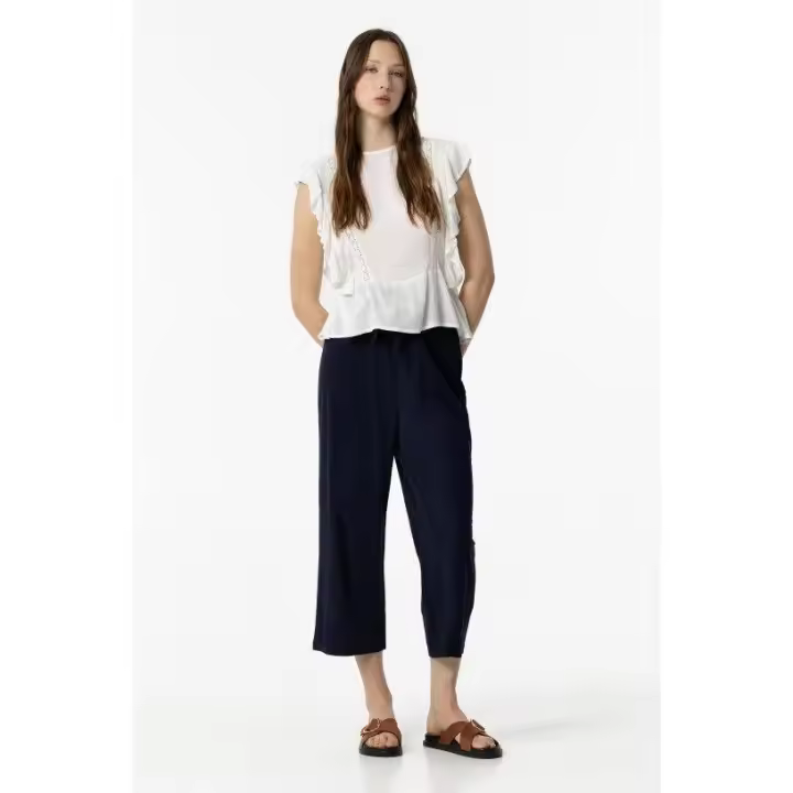 Pantalón -Tiffosi- Santos_5 azul marino  Marcas Mujer Pantalones Ropa Tiffosi Tiffosi mujer - 1