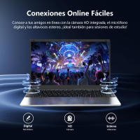 Portátil Vanwin 15,6, 16GB RAM, 512GB SSD, Procesador Intel Celeron n5095, WiFi 5G/2,4G, Mini HDMI, USB 3,0*2, teclado Español, Bluetooth, desbloqueo por Huella Digital - details 2