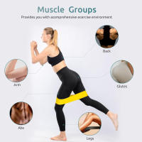 Bandas Elasticas Fitness,Resistencia para dominadas,Pack Gomas Elasticas Musculacion Set 5 Bandas Elasticas Musculacion para Yoga Y Pilates with Guía De Entrenamiento Y Bolsa Portaobjetos - details 1