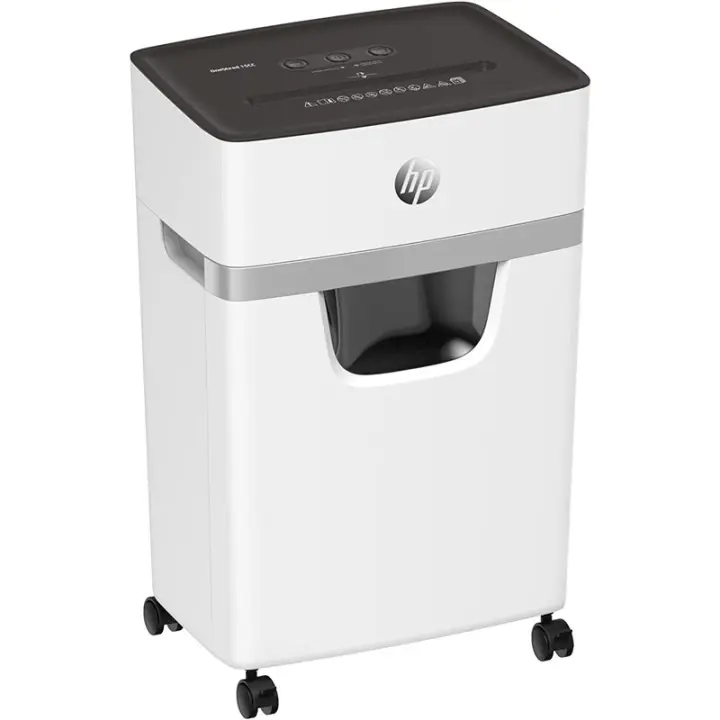 Destructora de documentos HP OneShred 15CC (nivel de seguridad 4, corte de partículas de 4x35 mm, hasta 15 hojas de 80 g/m², 65 - 1