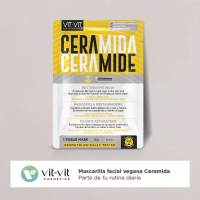 Diet Esthetic - Mascarilla Facial Restauradora Ceramida con Ácido Hialurónico y Niacinamida, Superhidratante para Pieles Secas, Deshidratadas y Desnutridas, Fórmula Dermocosmética con Barrera Lipídica Reforzada - details 1
