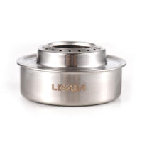 Estufa De Camping Para Alcohol Mini 120ml Con Cubierta Plegable Para Extinción De Fuego Eficiencia De Combustión Alta Para Excursionistas Y Viajes - details 11