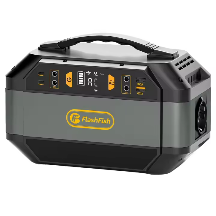 Flashfish P56 Estación de Energía Portátil, Batería de 288.6Wh/78000mAh Generador Solar, Salida AC de 330W, Salida Pico de 600W - 1