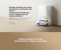 Official | Xiaomi Robot Vacuum 5, Se Adapta a Áreas con Poco Espacio de Separación Gracias al Radar Retráctil Inteligente dToF, Estación Base Todo en Uno con Autolimpieza y Sin Mantenimiento - details 9