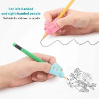 Porta Lápices De Silicona Para Niños 2/4 Piezas Corrección De Postura De Escritura Práctico Y Divertido Para Estudiantes - details 1