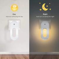 Luz Nocturna LED Con Sensor De Atardecer Para Pared EU/US Tomada De Energía Ahorradora Para Habitación De Niños Y Dormitorio Portátil - details 1