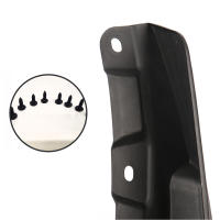 Juego De 4 Piezas De Guardabarros Universales Para Ruedas Delanteras Y Traseras De Coche Protección De Neumáticos Accesorios De Automóvil Con Tornillos - details 4