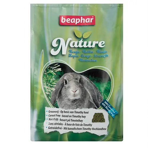 BEAPHAR NATURE CONEJO Alimento en Pellets para Conejos, 3 kg - 1