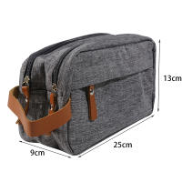 Bolso De Maquillaje Para Hombres Y Mujeres Calidad Superior Organizador De Viaje Impermeable Estuche De Almacenamiento Con Cierre De Cremallera - details 10