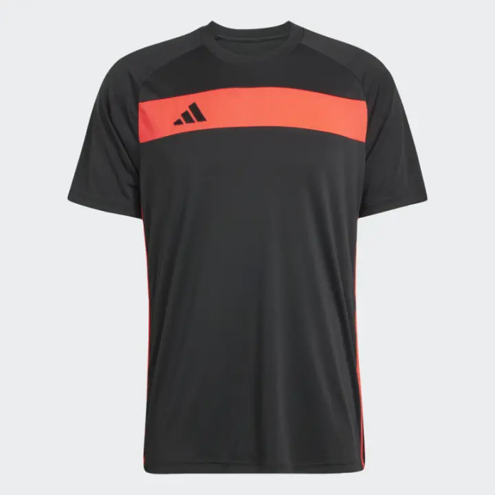 Camiseta negra Adidas-TIRO ES NEGRO-HOMBRE - 1