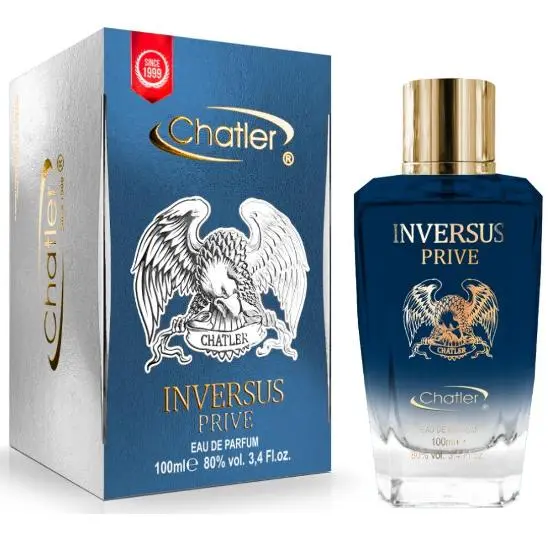EAU DE PARFUM INVERUS PRIVE 100ML------SUPERTOP VENTAS----MARCA CHATLER----DURACIÓN LARGA 8 HORAS---PERFUME TOP PARA HOMBRES - 1