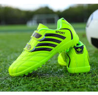 Zapatillas De Fútbol Para Niños Y Niñas TF Original De Cuero Ligero Antideslizante Verdes Para Exteriores Y Futsal - details 16