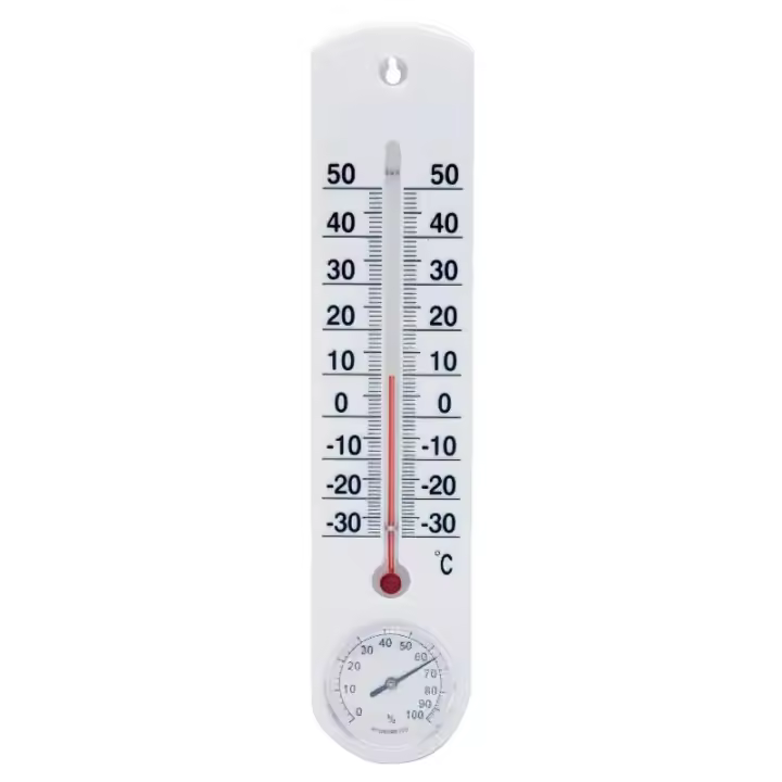 Termometro pared / jardin con higrómetro plástico 25 cm. - 1