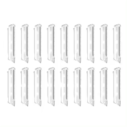2025 18 Pack Replacement BladesCompatible With Finishing Touch FlawlessDermaplane Glo Lighted Exfoliator,Stainless Steel Heads For - 1