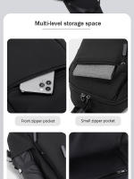 Bolsa De Pecho Casual Impermeable De Negocios Oxford Unisex Gran Capacidad Estilo Casual Decoración Sin Nada Cierre De Cremallera - details 4