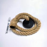 Lámpara Colgante Vintage De Hemp Rope 1/2/4m Long Para Loft Retro Industrial Doble Cabeza Edison Lámpara Colgante Para Decoración De Habitaciones Y Salones - details 6